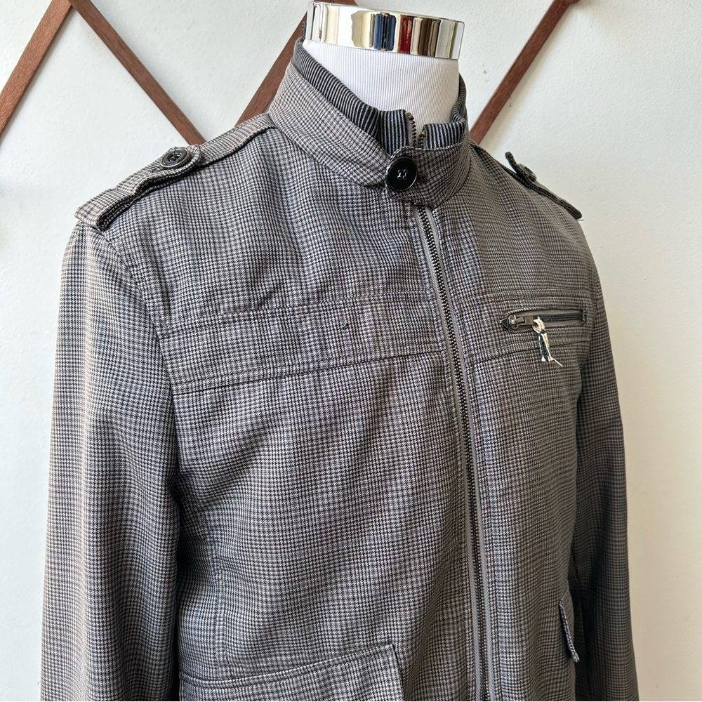 Houndstooth Bomber Jacket - Picture 9 of 15